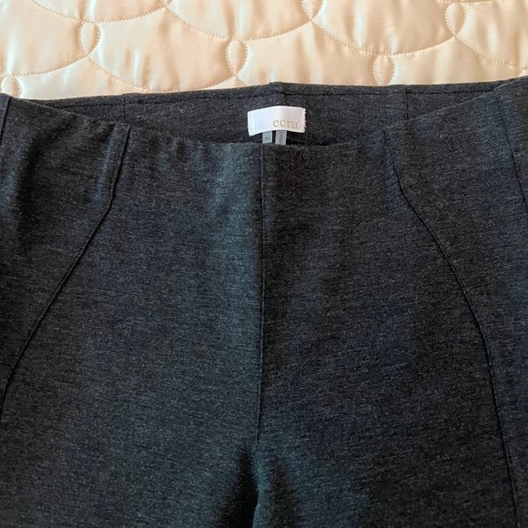 Ecru Charcoal Skinny Stretch Pants - Picture 7 of 9